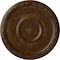 Ekena Millwork Medea Ceiling Medallion (Fits Canopies up to 5 1/2"), 16 1/2"OD x 1 1/2"P, Root Beer Crackle CM16MDRBC - alternate 1